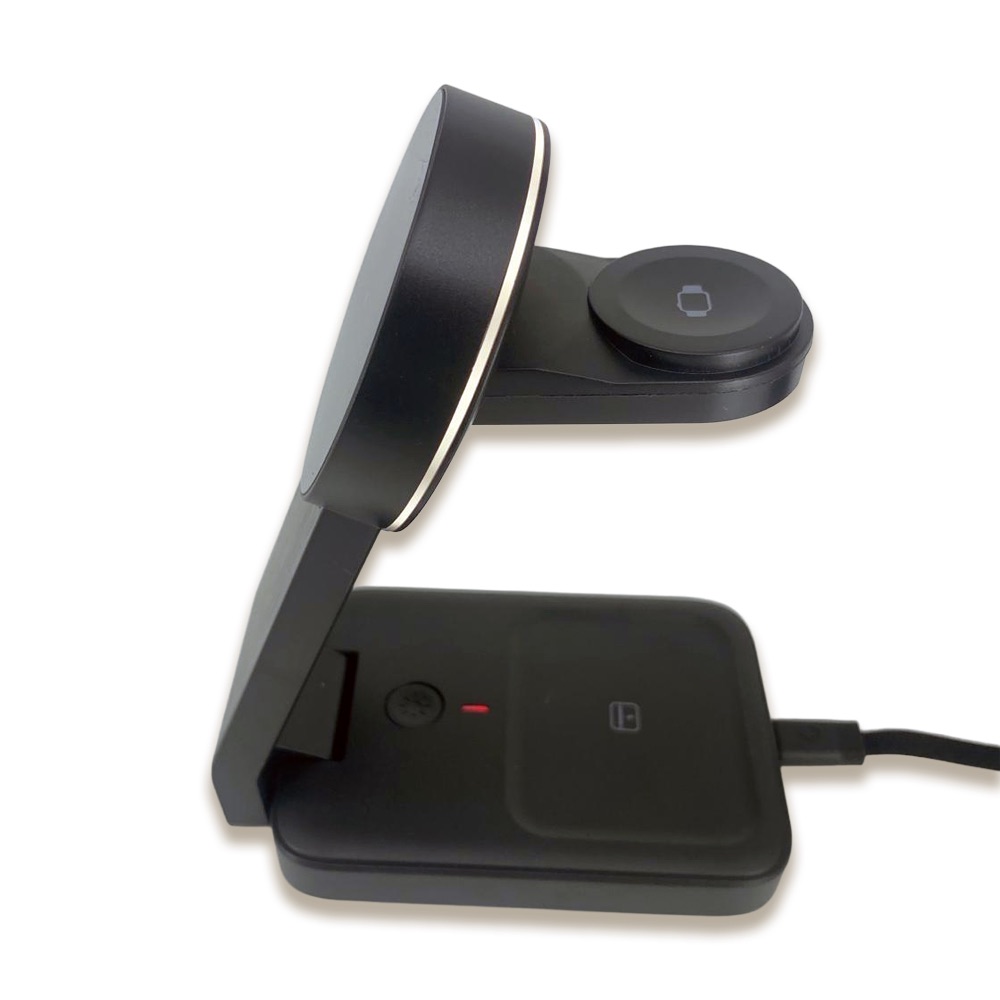 6767 Kablosuz Şarj Standı (Telefon, Saat, Kulaklık) - Resim 5
