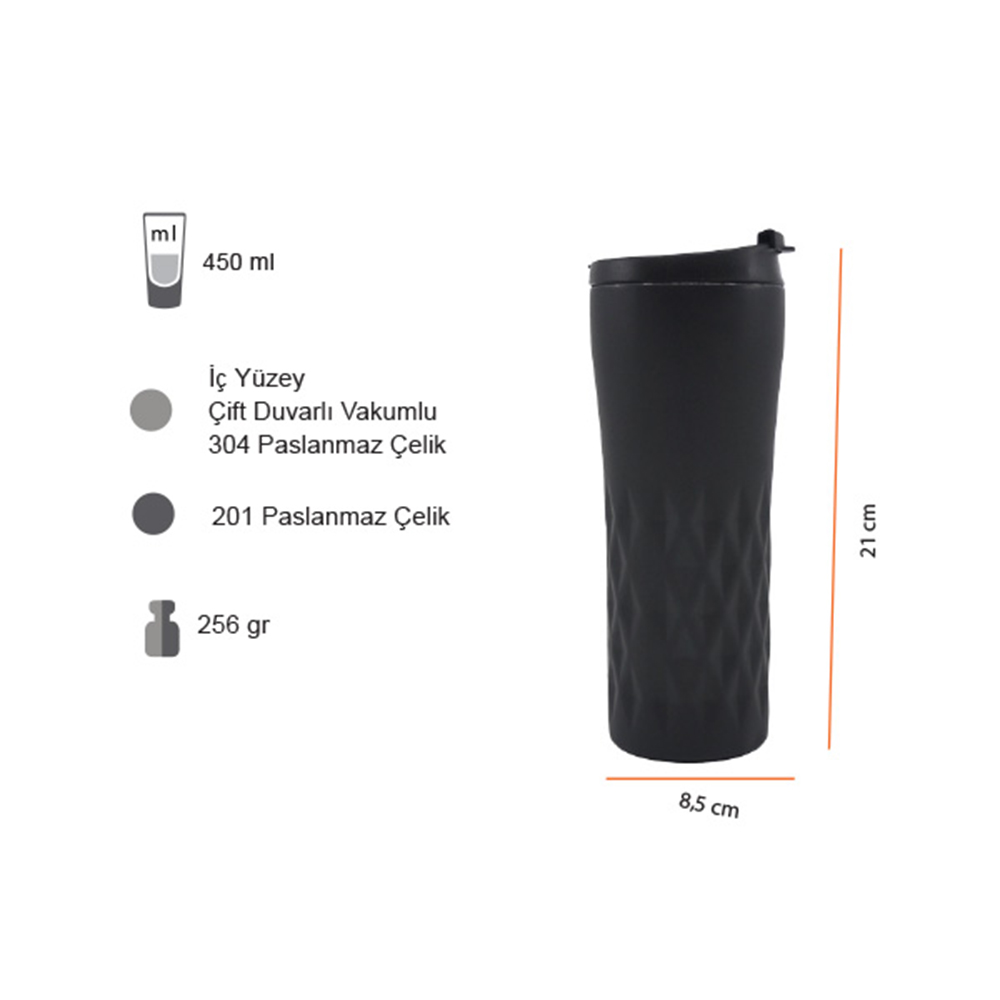 7057 Termos 450 ml - Resim 5