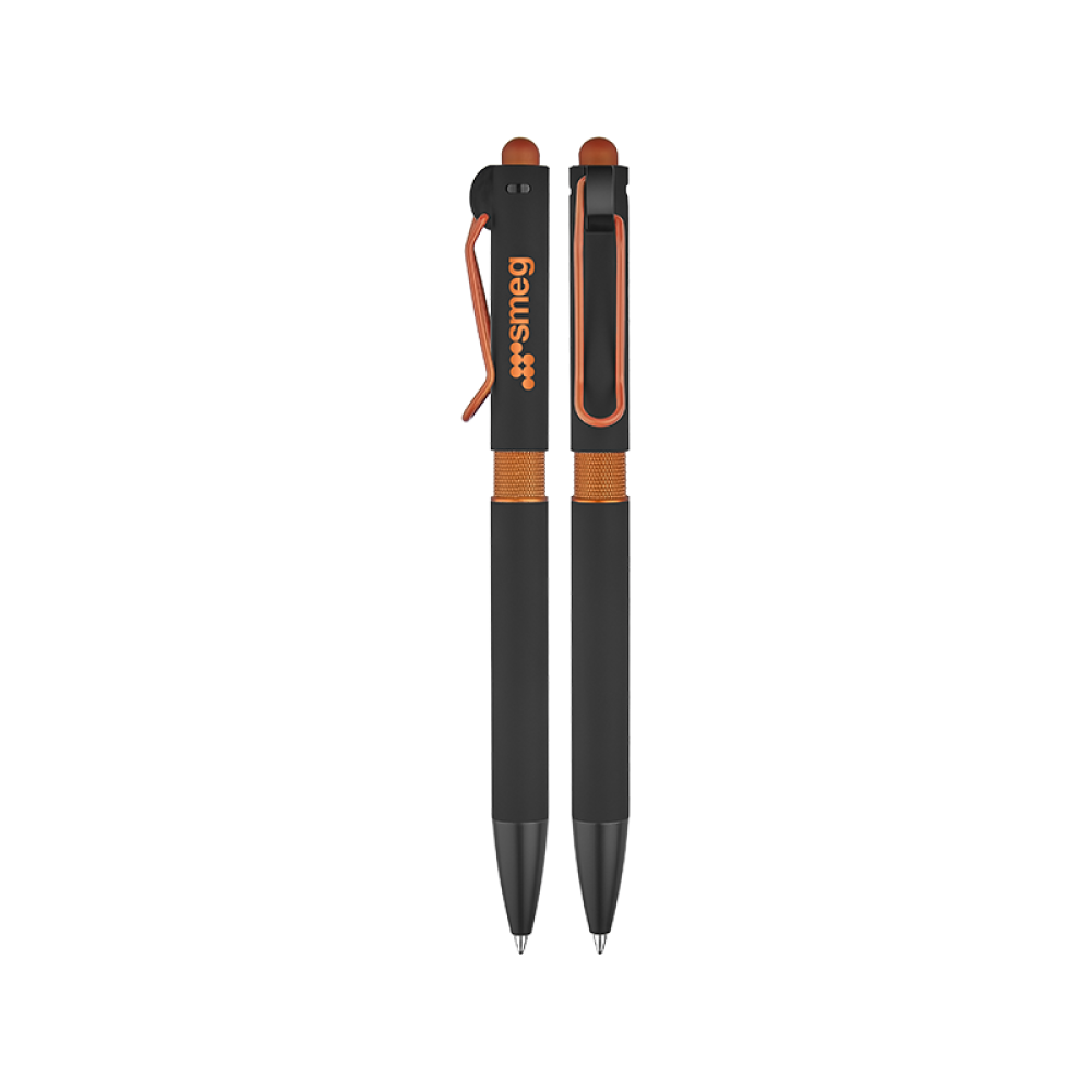 1411 METAL TÜKENMEZ TOUCHPEN KALEM - Resim 5