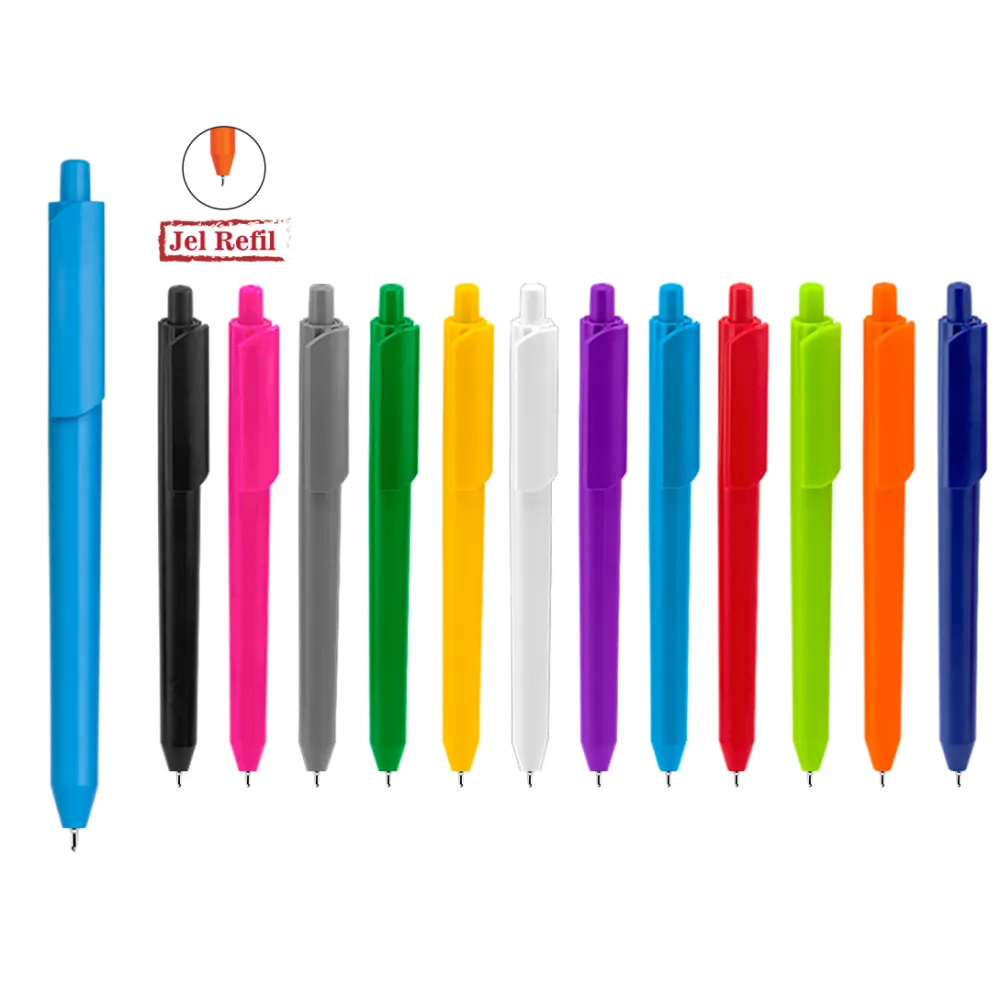 1158 Plastik Tükenmez Kalem ( Jel Refil )