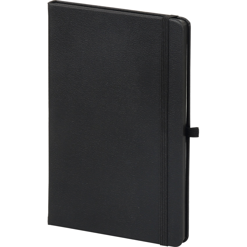 8126 [ SİYAH ] KENARLARI RENKLİ TARİHSİZ DEFTER