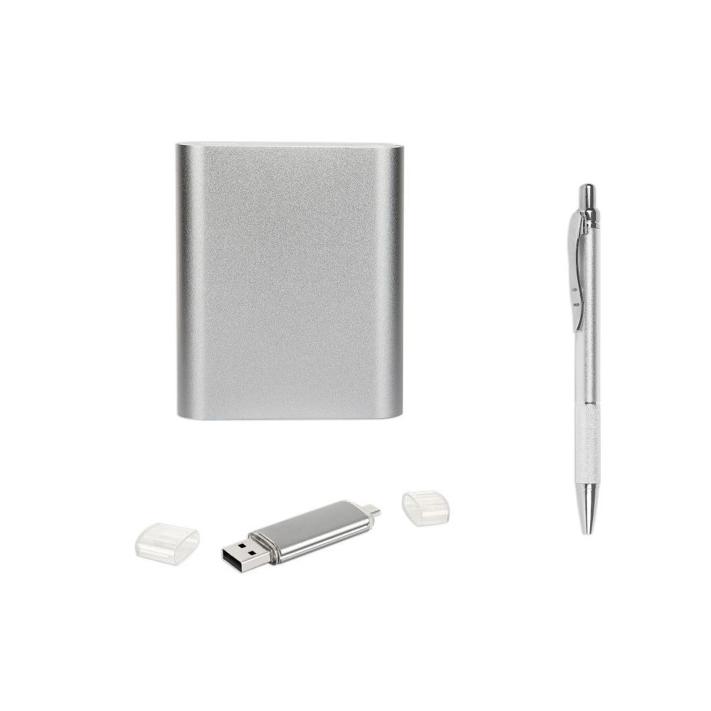 6478 POWERBANK - KALEM - 16 GB USB SET - Resim 2