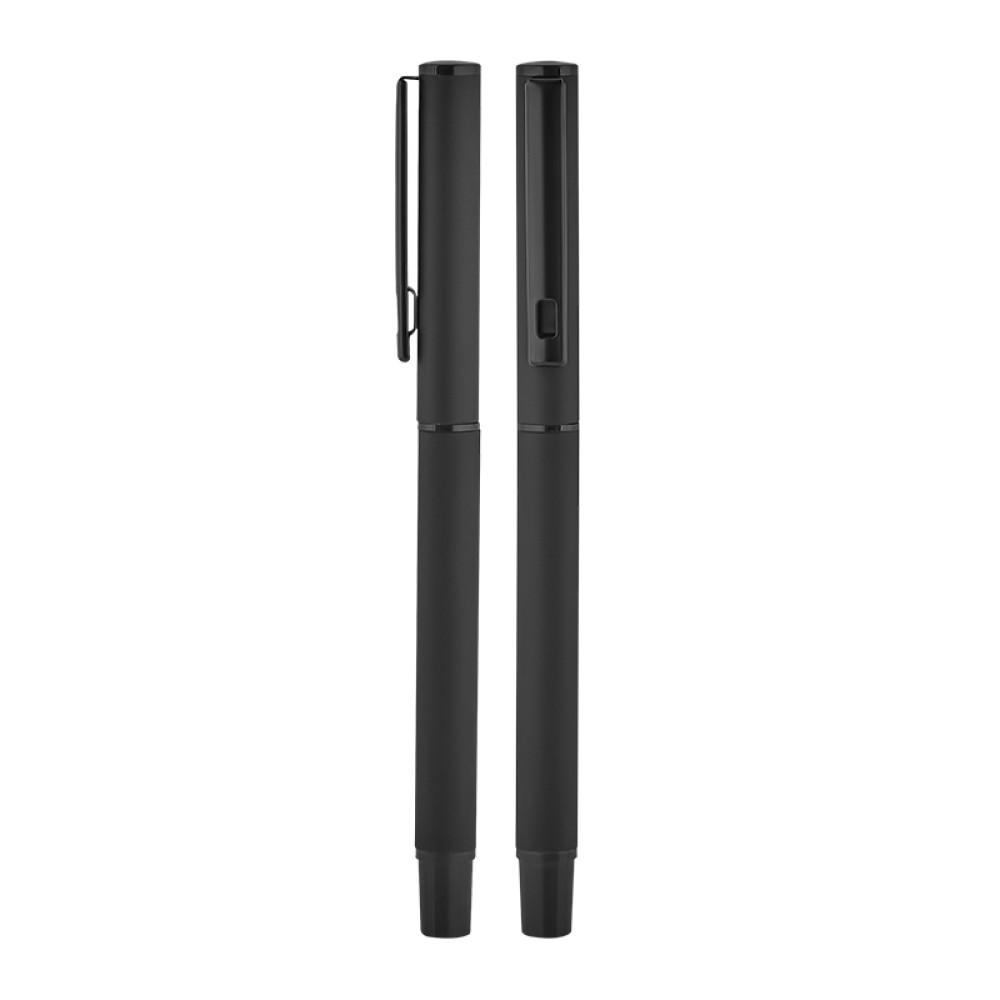 1416 METAL ROLLER RUBBER GÖVDE SÜPER JEL REFİL KALEM - Resim 2