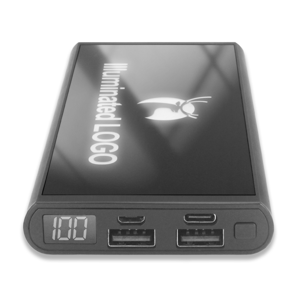 4034 Renkli Işıklı Logo Magsafe Powerbank - Resim 3