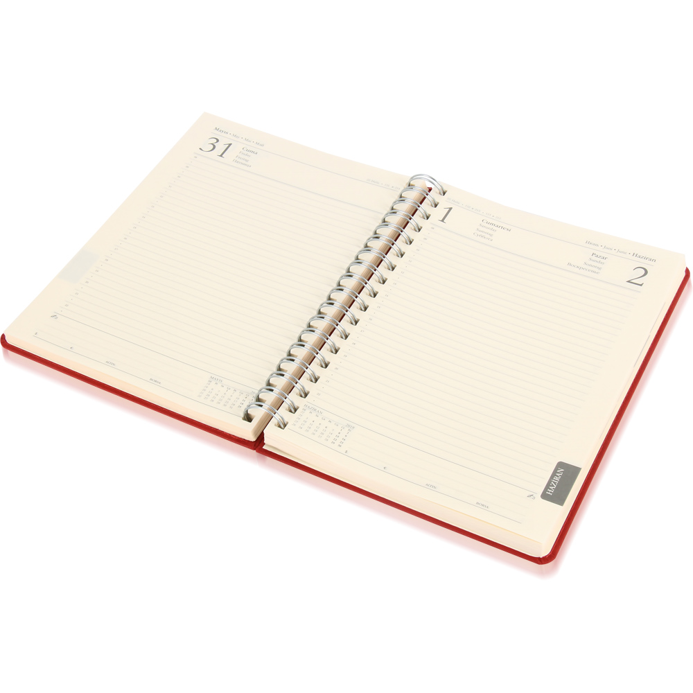 8027 SPİRALLİ TARİHLİ AJANDA - Resim 2